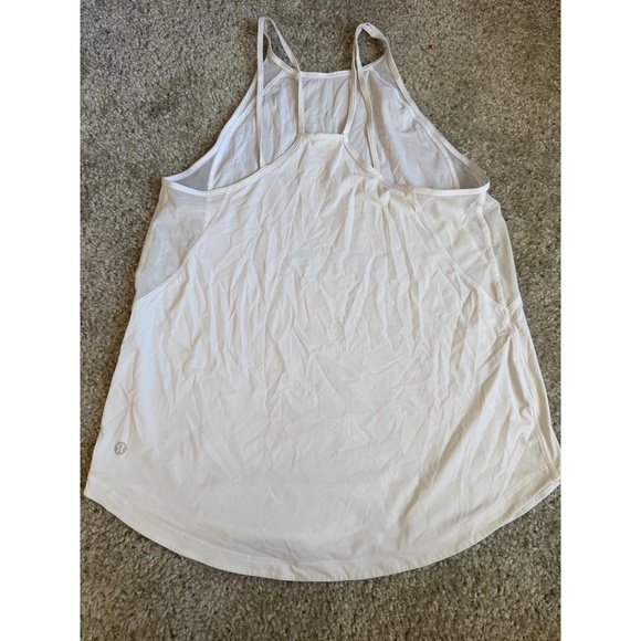 Lululemon White Tank Top size 6 - Picture 2 of 3
